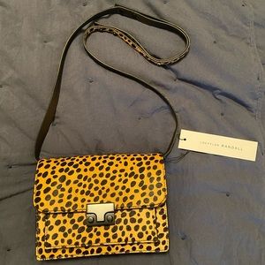 Loeffler Randall Mini Rider Calf Hair Purse